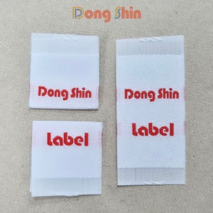 반접이 직조라벨 1:1 주문제작 ( 최소수량 1,000개 )