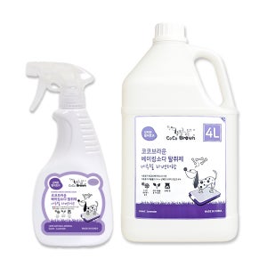 코코브라운 I 강아지 고양이 배변 냄새 베이킹소다 반려동물 탈취제 라벤더 4.55L, 1개