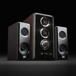 보노보스 2.1채널 우퍼 컴퓨터 PC용 LED 앰프 스피커 BOS-5000 게이밍 음향기기