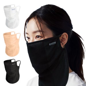 쿨링 냉감 자외선 UV 차단 썬패치대용 햇빛가리개 남녀 골프마스크 뒤트임