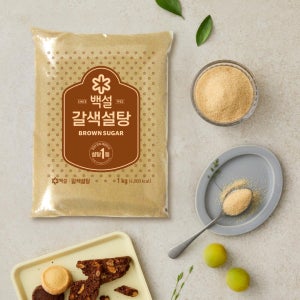 백설 갈색설탕 2kg (1kg 2개)