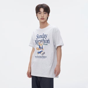 스파오 우디 러닝 헤리티지 반팔티 SPRPF37C50