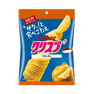 가루비 포테토칩 크리스피 소금맛 45g X 15개 / 한박스 일본 크리스프 우스시오