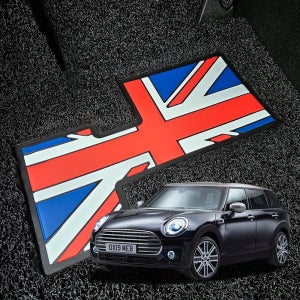 미니 클럽맨 코일매트 유니언잭 실리콘 와이드 발판 F60 확장형