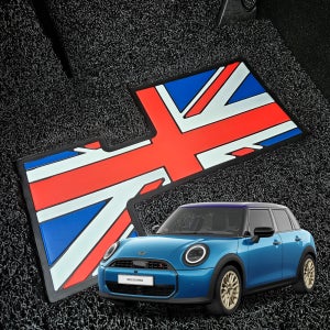 미니 쿠퍼 5도어 코일매트 유니언잭 실리콘 와이드발판 F65 확장형