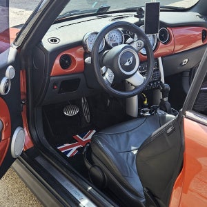 미니 컨버터블 코일매트 유니언잭 실리콘 와이드 발판 확장형