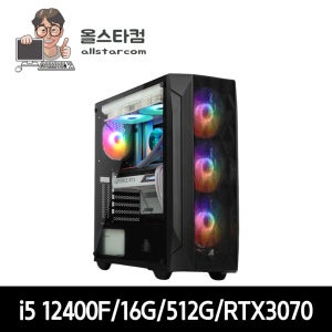 리뉴얼PC i5 12400F/ 16G/ RTX3070 조립본체 고사양 게이밍 중고컴퓨터