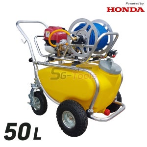 혼다 4행정 엔진분무기 주행식 고압 동력분무기 농약 살포기 살수기 50L