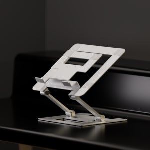 프레임바이 DW STAND BASIC 실버 듀얼 노트북 태블릿 거치대