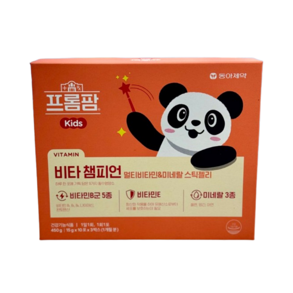 동아제약 <b>프롬팜</b> 비타 챔피언 키즈 30포