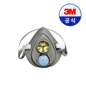 3M 3200 3M3200 단구형 면체 방진 방독 마스크 HF-52