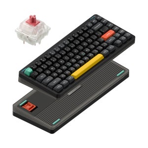 NUPHY Halo75 V2 기계식 키보드 블루투스 유선 무선 영문 각인 옵시디언 블랙, 저소음 적축