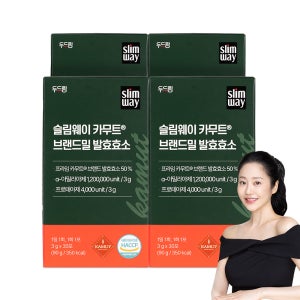 [두드림] 슬림웨이 카무트 브랜드밀 발효효소 30포, 4개