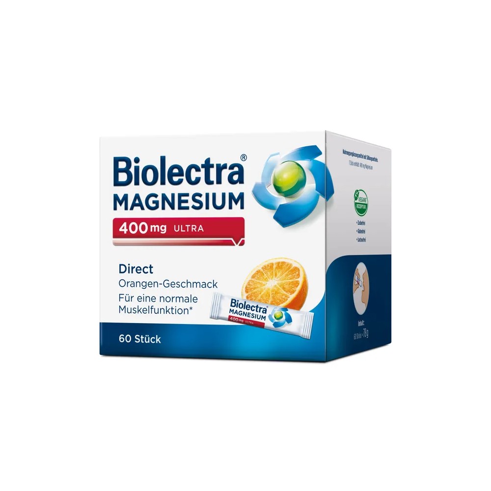 독일내수용 <b>바이오렉트라</b> 헤어메스 <b>마그네슘</b> 400 <b>울트라 다이렉트</b> 60포