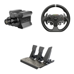 MOZA R9 베이스 ESX 휠 SR-P 3페달 SET