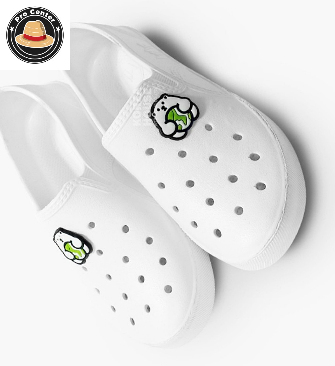 박프로센터 EVA 학생 실내화 흰색실내화