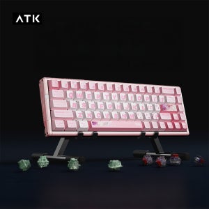 ATK RS6 알루미늄 자석축 기계식 키보드 게이밍 래피드트리거 핑크엘프(ULTRA), 게이트론게이밍