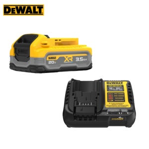 디월트 20V 파워스택 3.5Ah 배터리 DCBP320 + DCB1104 충전기 세트