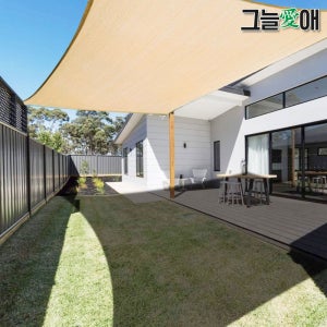 그늘애 국산 썬쉐이드 차광막 그늘막 타프 사각 3m x 6m