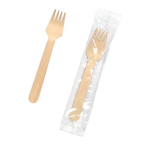 원바이 OPP 우드포크 개별포장 160mm 2000개