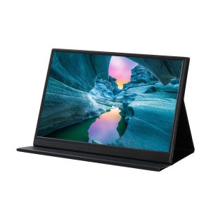 Coms JA250 15.6형 C타입 포터블 모니터 C타입x3 휴대용 서브 덱스지원 키보드마우스연결 헤드레스트 거치