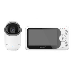 베이비 모니터 아기 감시 카메라 2.4G 4.3인치 스크린 강아지 반려동물 아이방 홈캠