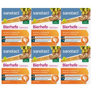 독일 자노탁트 맥주효모 400정 6박스 저온건조 비오라보 비어헤페