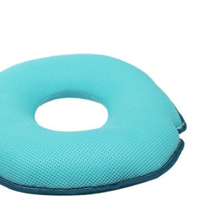 망사원단 도넛방석 원좌쿠션 에어매쉬 국산 민트색 방석