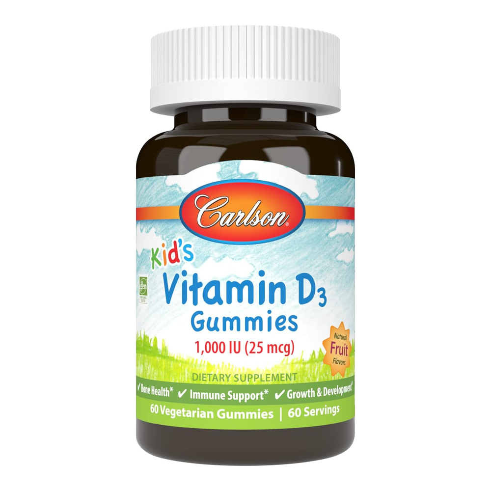칼슨 <b>키즈 비타민D3</b> <b>25 mcg</b> 60 <b>구미</b>