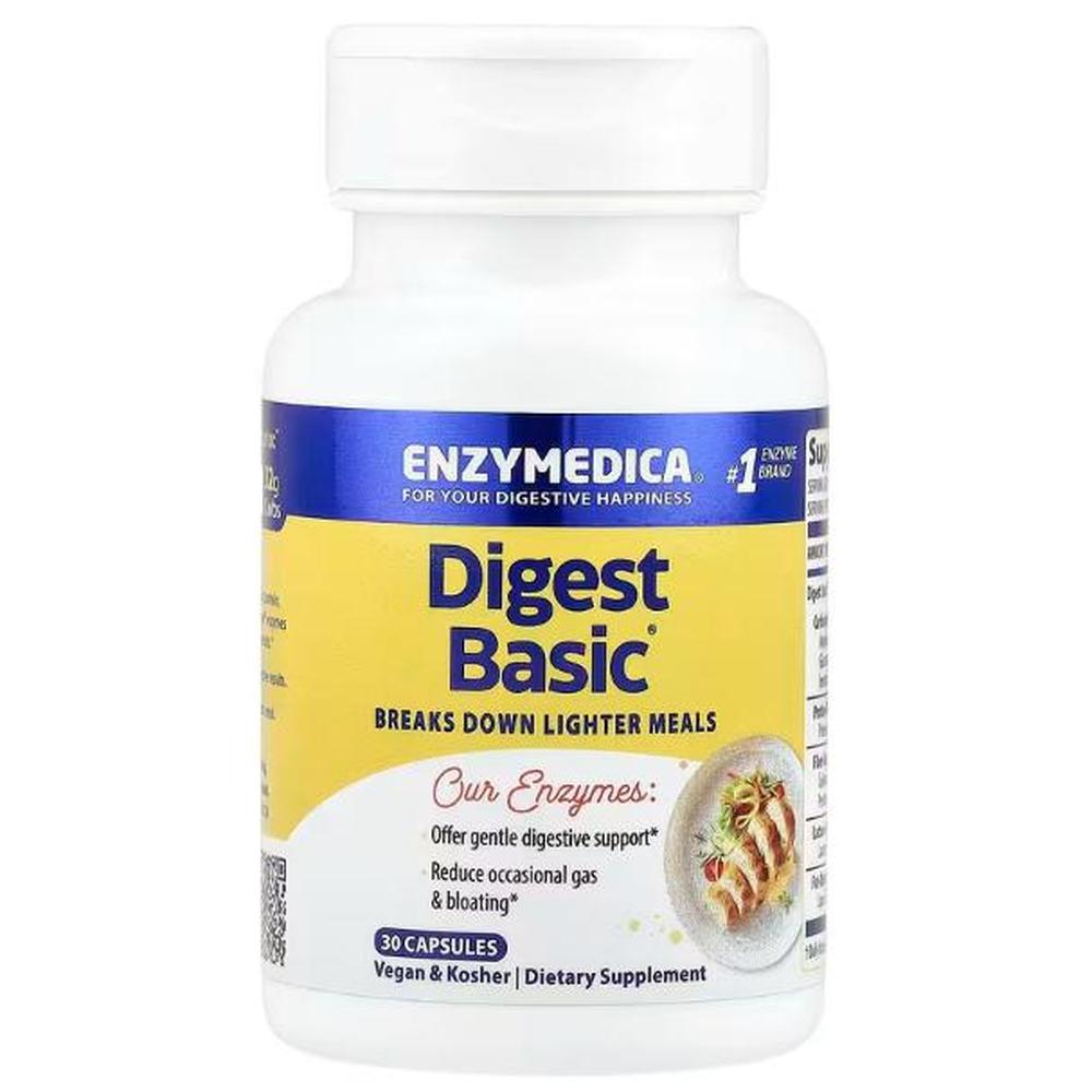 엔자이메디카 <b>다이제스트 베이직 에센셜 엔자임</b> 포뮬라 캡슐 30정