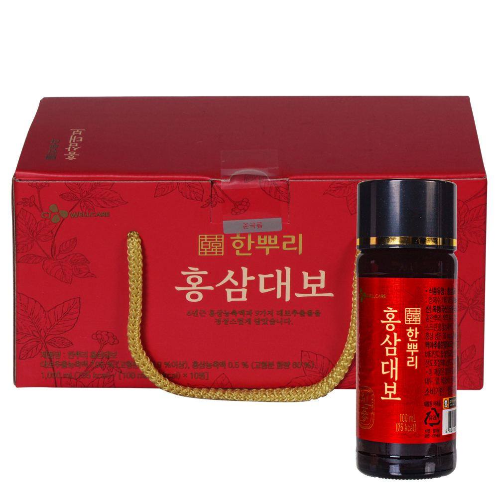 CJ 한뿌리 홍삼대보 [100ml x 10병]