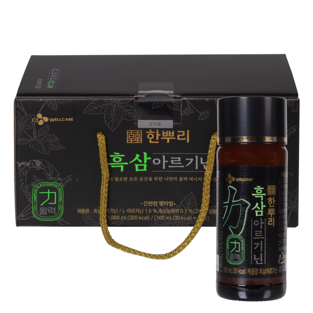 CJ 한뿌리 흑삼 아르기닌 [100ml x 10병]