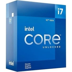 Intel Core i7-12700KF 프로세서 - 12코어 (8P+4E) 최대 5.0GHz 내장그래픽 없음 오버클럭 가능