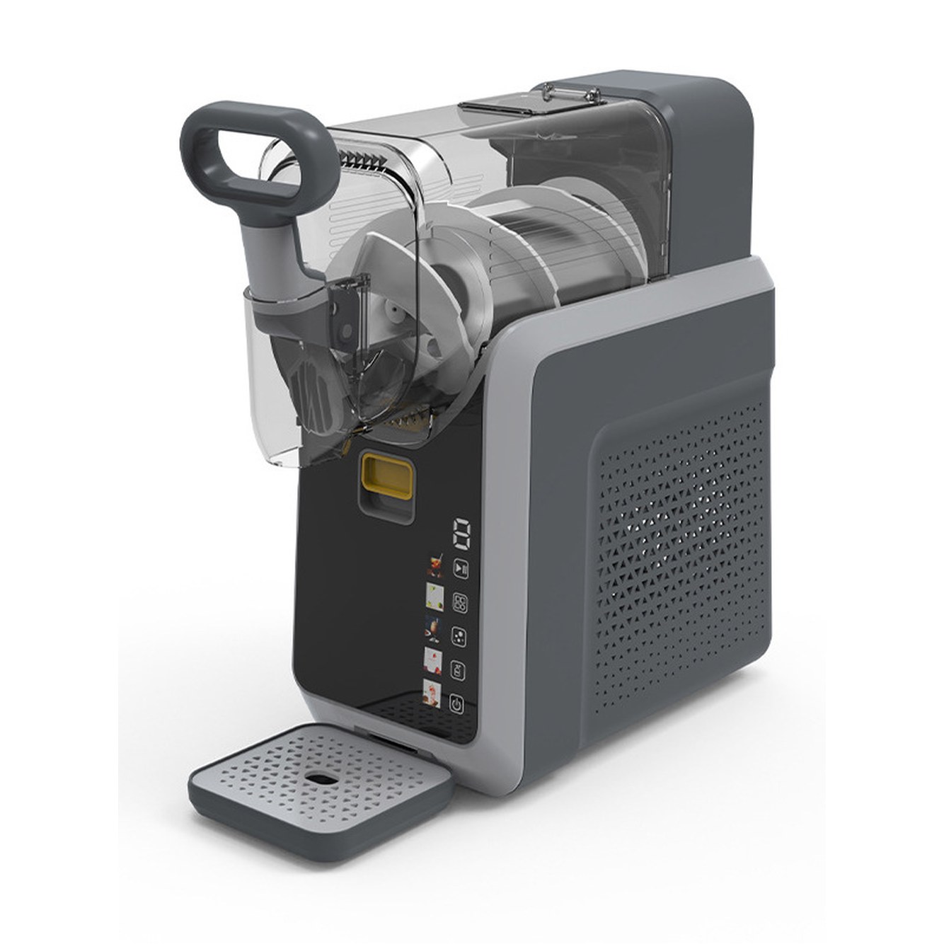 슬러시기계 1구 가정용 카페 머신 싱글쿨러 주스 슬러쉬기계 눈꽃빙수 홈카페 PC 판 220V 얼음 녹는 자동세척