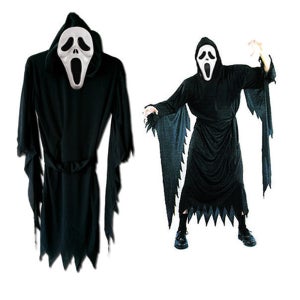 스크림 의상 호러 분장 담력훈련 성인 가면포함