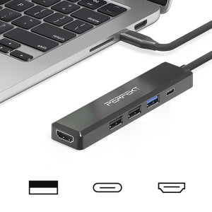 C타입 USB HDMI 멀티 허브 5in1 PD 100W