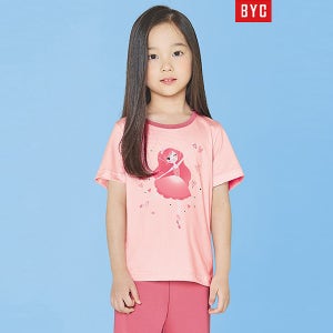 BYC 주니어 여아 실내복 아동 쿨 냉감 여름 초등 여아 내복 75호 - 85호