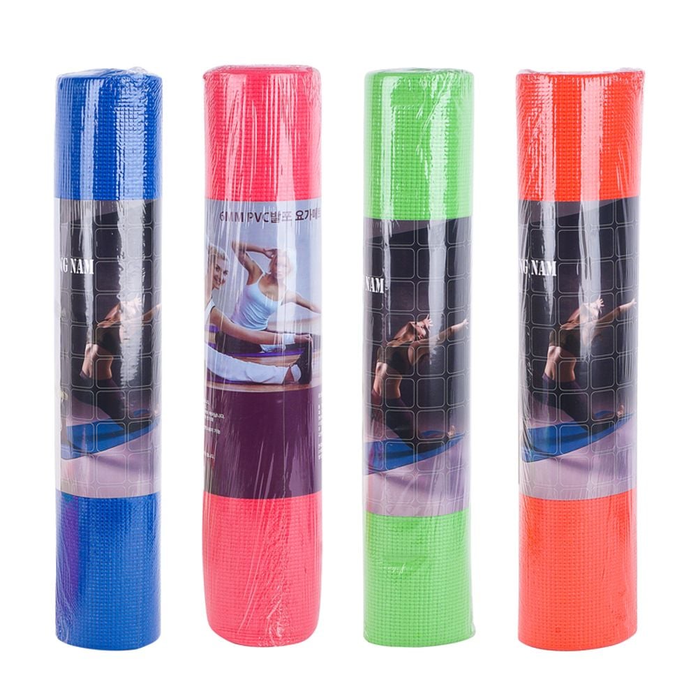 6mm PVC 발포 요가 매트 색상랜덤 상품DD