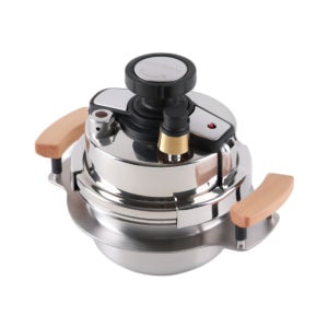 플라잉쿡 솥밥 인덕션 누룽지 압력솥 1.6L 5인용 통3중 무코팅 스테인리스