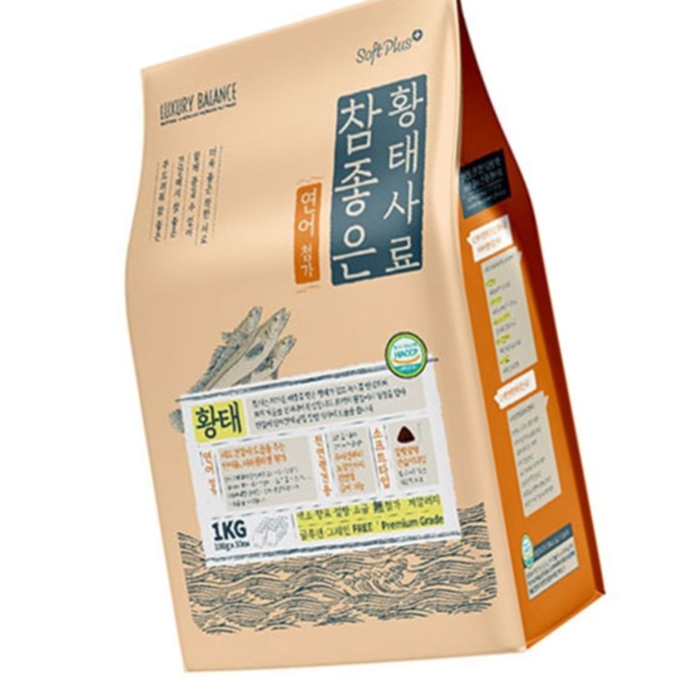 참좋은 황태사료 연어 1Kg 반습식 <b>식욕부진</b> 기호성 소화기관 소형견 26WA68F28T