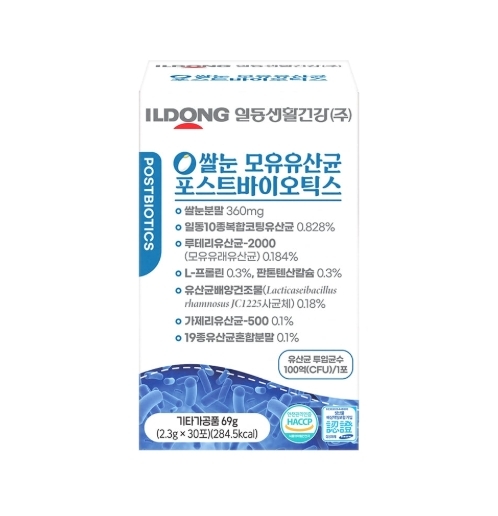 쌀눈 모유유산균 포스트바이오틱스 30포 배변 l<b>프롤린</b>