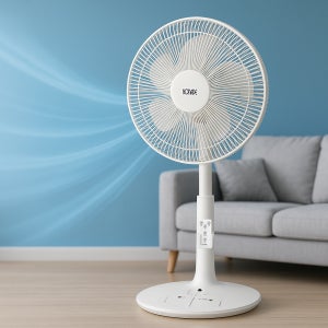 보나드 발터치 저소음 선풍기 높이조절 가정용 스탠드형 리모컨 선풍기