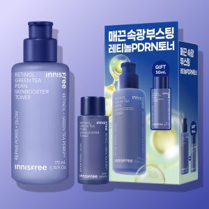 이니스프리 레티놀 그린티 PDRN 스킨부스터 토너 단품 기획 170mL+50mL