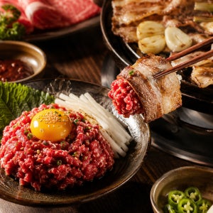 1++ 투뿔 마블링 가득 차돌박이 신선 육회 육사시미 프리미엄 세트