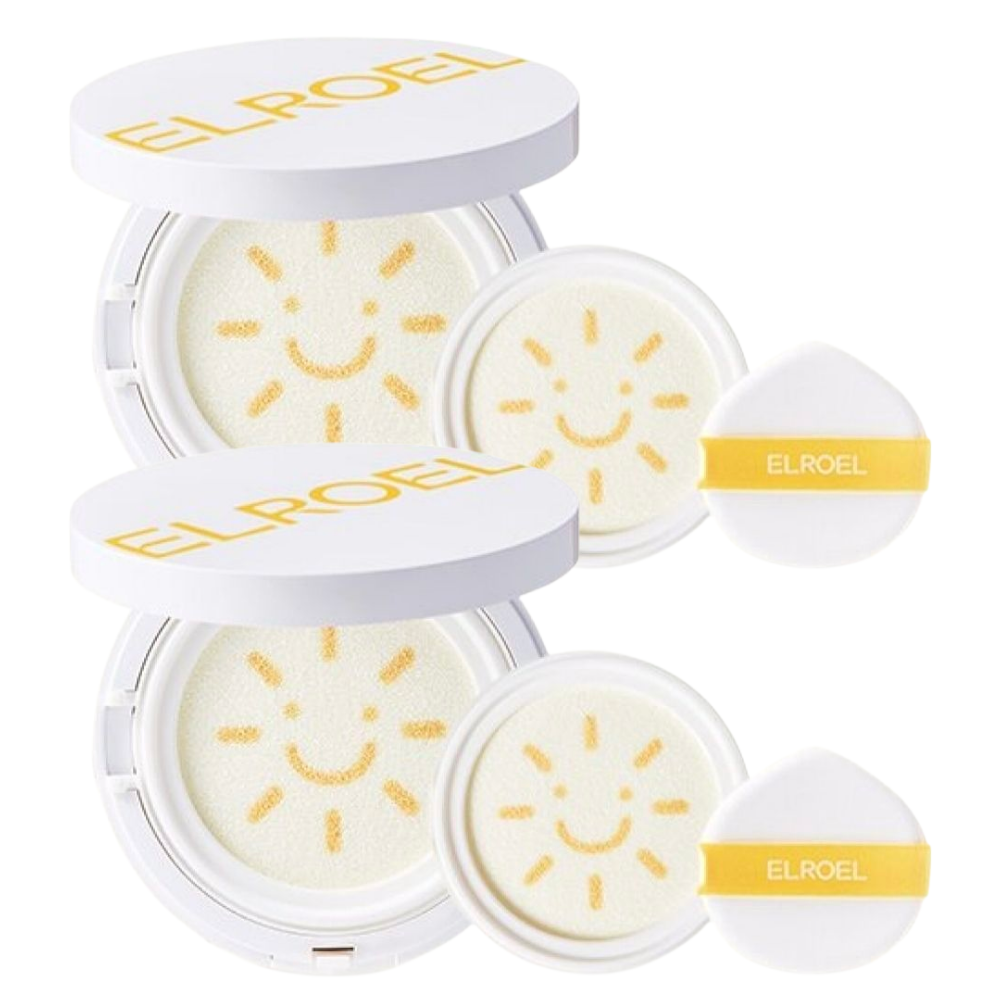 엘로엘 선쿠션 S9 2025 팡팡 톤업 빅선쿠션 본품2+리필2