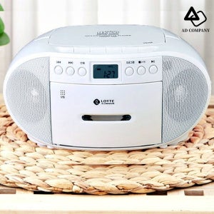 미니 카세트 휴대용 레트로 라디오 카셋트 CD 외부기기