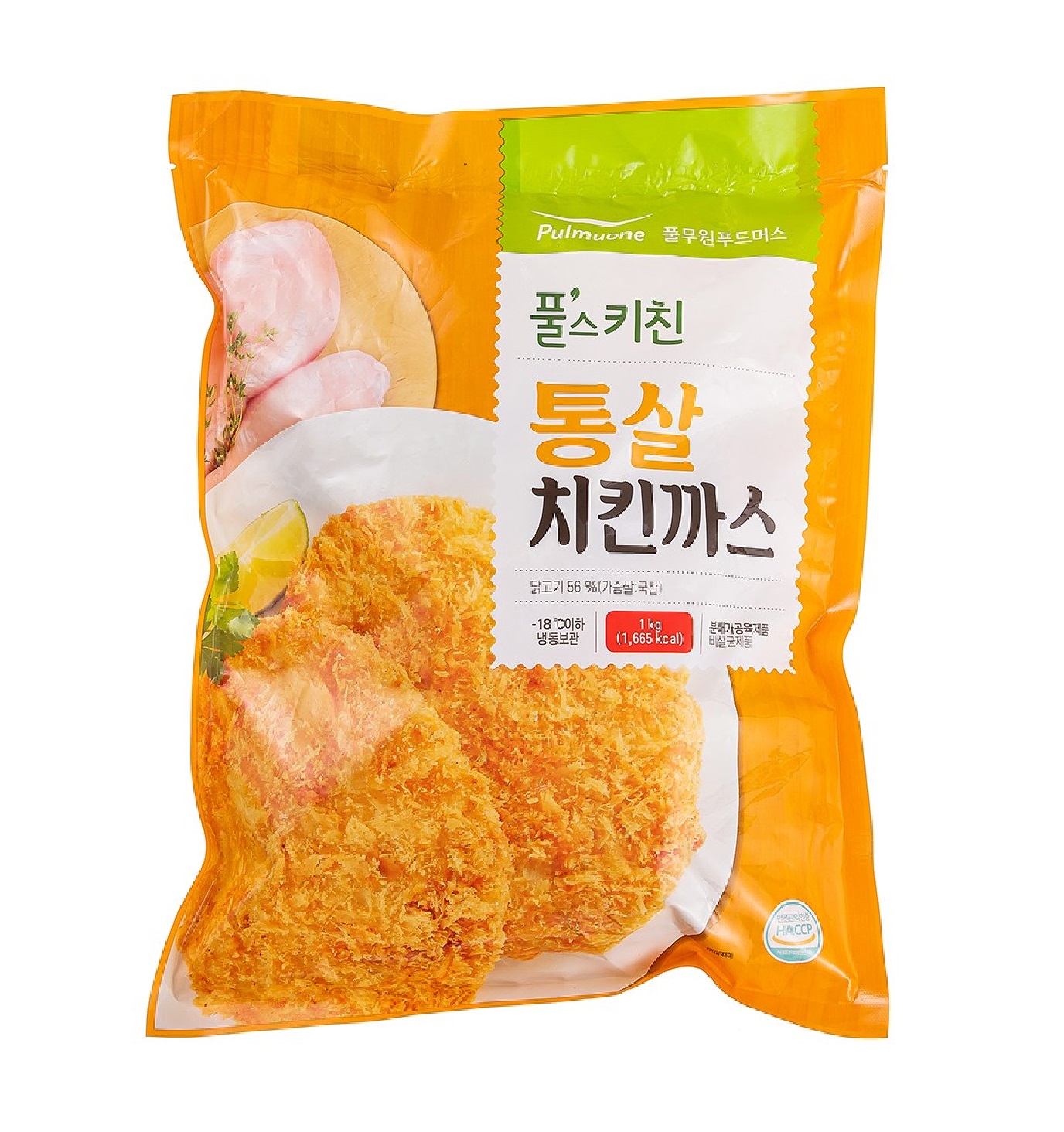 <b>풀무원</b> 통살 치킨<b>까스</b> 1kg (100g, 10개)