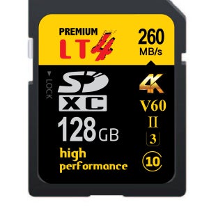 LT4메모리 SDXC 128GB 260mb UHS-2 High Performance 4K SD카드