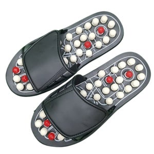 발바닥지압 자갈실내화 순환개선 돌기형 지압슬리퍼