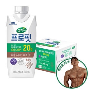 셀렉스 프로핏 웨이프로틴 초콜릿 드링크 단백질 음료 330mlX12팩